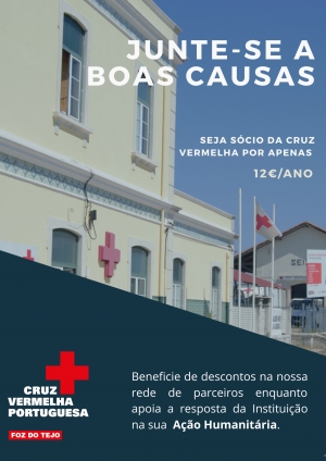 Seja Sócio da Cruz Vermelha Foz do Tejo